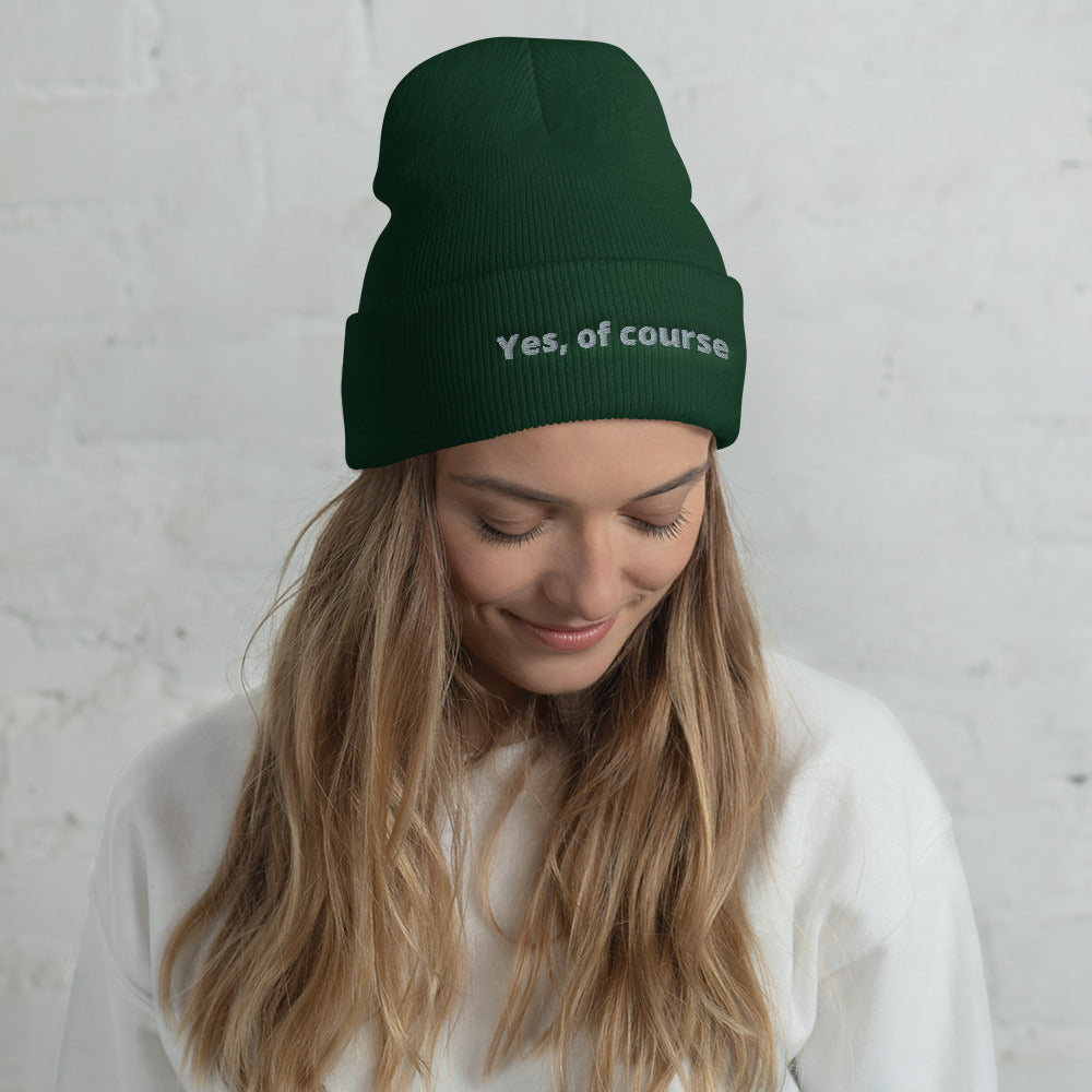 artonn's Cuffed Beanie hat for womens
