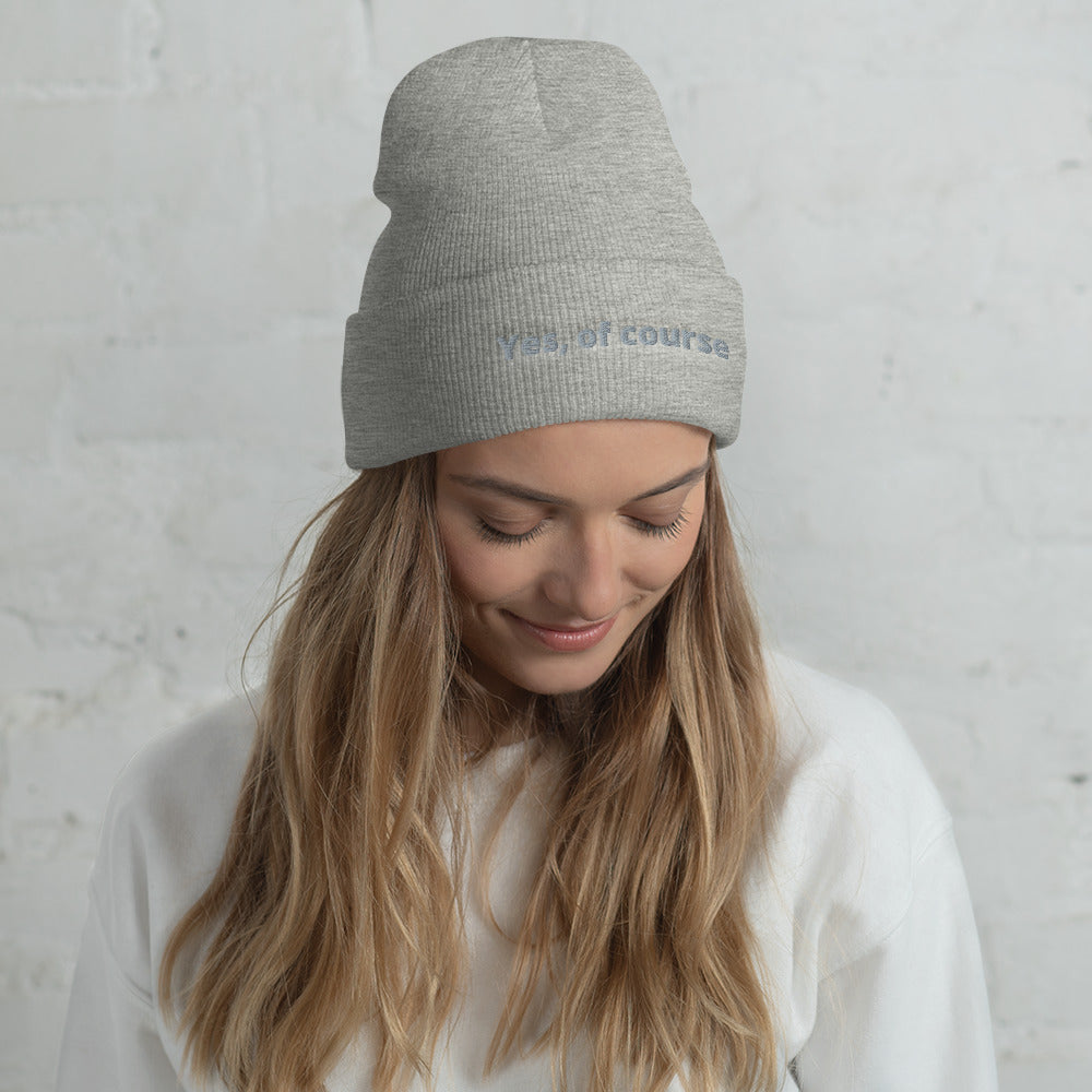 artonn's Cuffed Beanie hat for womens